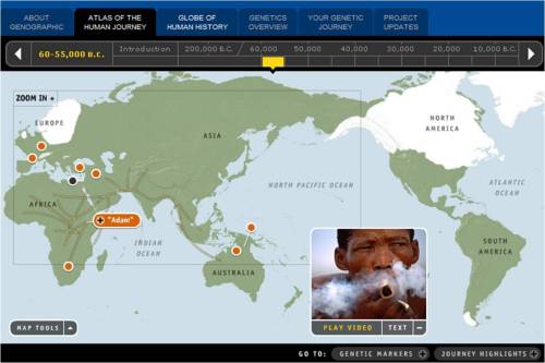 Atlas of human migration